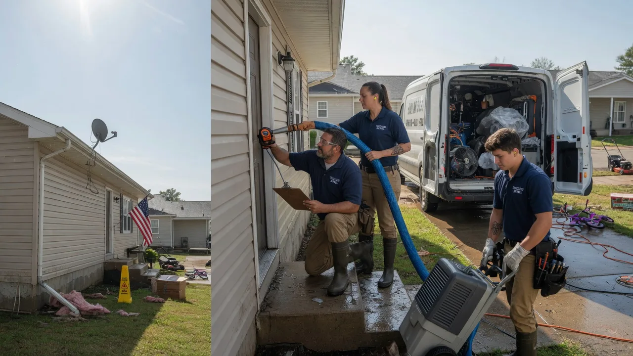 Ceiling Water Damage Restoration in Corvallis, MT near me
